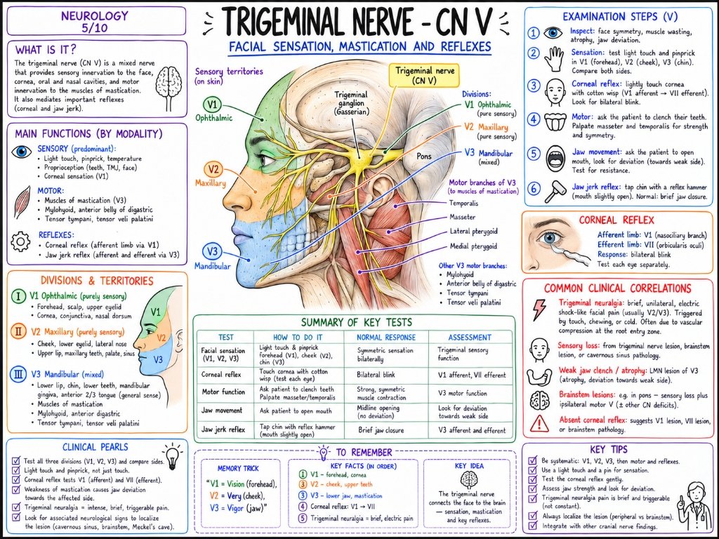Oculomotor Nerve - CN III: Eye Movements & Pupil Function