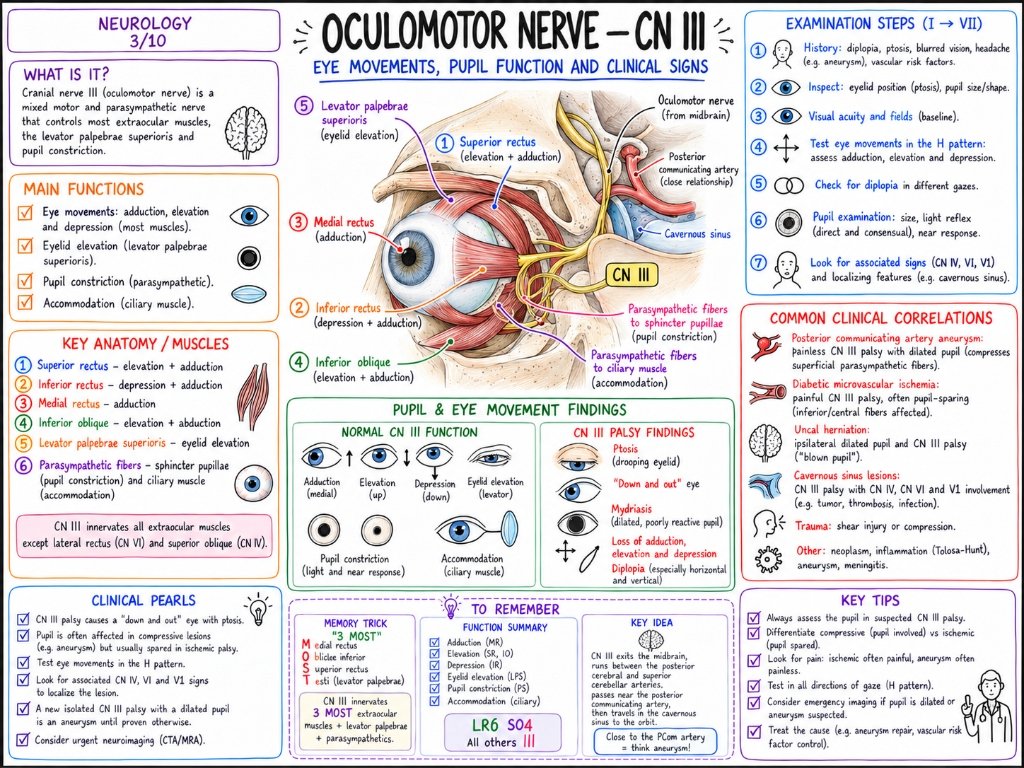Trigeminal Nerve - CN V: Facial Sensation, Mastication & Reflexes